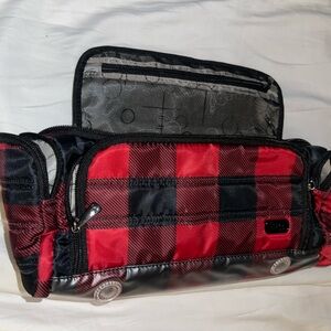 EUC Lug red plaid extra large trolley